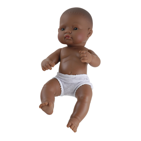 MINILAND EDUCATIONAL Anatomically Correct Newborn Doll, 12.63 in, Hispanic Girl 5005531038